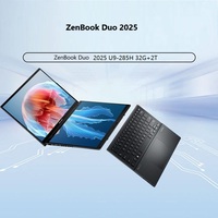 Nouvel ordinateur portable ZenbookDUO 14 pouces 2.8K double écran OLED 32 Go + 1 To Ultra9, ordinateur portable de poche en aluminium, clavier anglais