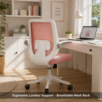 Chaise de bureau ergonomique pivotante en maille respirante ALINUNU ODM OEM avec accoudoirs rabattables pour le bureau à domicile