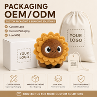 Fabricant OEM/ODM de jouets en peluche personnalisés en forme de tournesol mignon, directement de l'usine, pour marques de distributeurs et commandes en gros