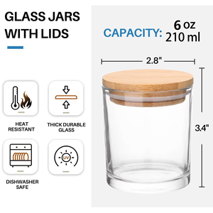 Bình đựng nến thủy tinh màu 300ml có nắp cho tinh dầu và nến thơm cho bao bì huyết thanh chăm sóc da - Product Image 4