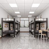 Lit superposé moderne à deux niveaux, taille standard, réglable, avec cadre métallique écologique, pour hôtels, appartements, adultes et étudiants