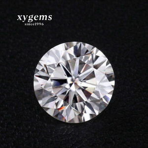 Xygems Hàng Tồn Kho Chất Lượng Cao 4-10Mm Hình Tròn Hình Ngôi Sao Trắng Cắt Đá Quý Cz - Product Image 1