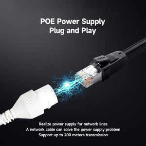 YCX 4CH 4MP IP OEM POE NVR Kit ColorVu lampu ganda pintar IR mikrofon bawaan sistem kamera CCTV keamanan jaringan 4CH - Product Image 6