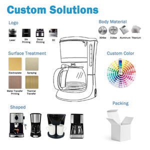 <span class=keywords><strong>Cafetière</strong></span> à filtre électrique portable pour la maison, 10 à 12 tasses, machine à goutte à goutte avec prise américaine, boîtier en verre pour hôtel et camping-car - Product Image 6