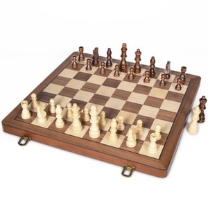 <span class=keywords><strong>Jeu</strong></span> <span class=keywords><strong>d</strong></span>'échecs <span class=keywords><strong>pour</strong></span> <span class=keywords><strong>d</strong></span>ébutants, plateau noir et blanc coloré, plateau en bois pliable portable, pièces en acrylique lestées, emplacements de rangement <span class=keywords><strong>pour</strong></span> adultes - Product Image 2