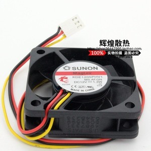 SUNON KDE1205PHV1 12V 120x120x25 มม.พัดลมแม่เหล็กเลวิเทชั่นแบริ่ง 3d เครื่องพิมพ์ระบบระบายความร้อน - Product Image 2