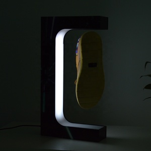 Espositore Magnetico a Levitazione per Scarpe <span class=keywords><strong>con</strong></span> Illuminazione Supporto Fluttuante Girevole per Esposizione Pubblicitaria e Fiere - Product Image 6