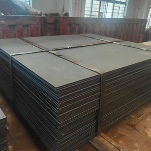 AISI Astm A36 Q235 Q345 SS400 Plaque de blindage en acier au carbone doux MS Feuilles pour la construction navale Laminé à chaud Pliage Soudage Découpe - Product Image 1