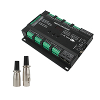 Nuevo Decodificador DMX512 RDM RGBW de 32 Canales, 8 Bits y 16 Bits, Controlador LED DMX para Iluminación de Escenario