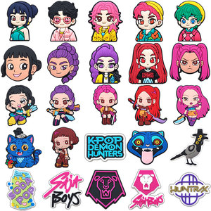 Nuovi Charm K-pop Demon Hunter 2025 in PVC per Decorazione Scarpe, Charm Cartoon per Bambini, Regalo per Feste - Product Image 1