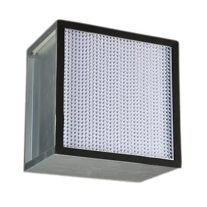 24x24 inci persediaan AHU bingkai aluminium Filter udara industri HVAC Filter HEPA