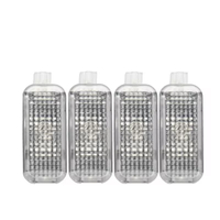 2 pièces ZHISIN Audi A2/A3/S3/A4/B5-B8/RS4/A5-S6/Q5-Q7 TT/TTS Éclairage d'ambiance et de zone des pieds LED RGB pour voiture