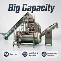 Industriële stoomschilmachine voor aardappel- en groenteverwerking |   Automatische schiller met hoge capaciteit