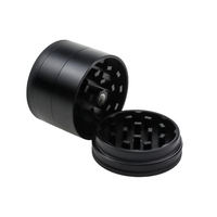 Broyeur à herbes personnalisé en aluminium CNC de 51 mm, couleur unie, 4 pièces, vente en gros d'usine
