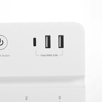 Güç izleme Wifi akıllı güç şeridi İşlevli uzatma soket C tipi arayüzü ile ev akıllı uzatma priz