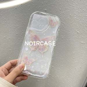 Vente en gros Étui pour filles à bas prix-TPU, transparent, doux, style Ins, motifs papillon, offres en vrac, pour iphone série 16 - Product Image 3