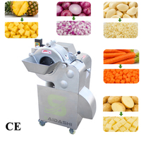 SAIDASHI Commerciële Kleine 3D Fruit- en Groenteblokjesmachine voor Appel, Aardappel, Tomaat, Salade, Voedselverwerking, Keuken, Fabrieksgebruik