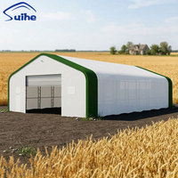 Abri de stockage en tissu à montage rapide de 50 pieds pour usage agricole