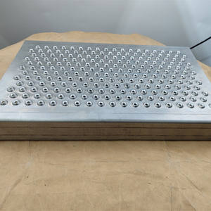 Plaque antidérapante en acier inoxydable perforé à mailles en forme de fossettes, galvanisée à chaud, pour revêtement de sol - Product Image 5