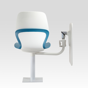 Kursi pelatihan Polipropilena ergonomis, kursi konferensi Taman kaki tetap, kursi sekolah siswa - Product Image 4