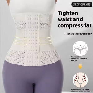 Ceinture <span class=keywords><strong>de</strong></span> sport grande taille pour femmes décontracté motif solide ventre serré taille joint pour Fitness et réduction façonnage lié pour vêtements - Product Image 5