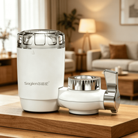 Filtre à eau portable pour robinet, purificateur d'eau, adaptateur universel compatible avec la plupart des robinets de cuisine, matériau écologique