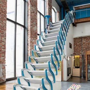 Escaliers de <span class=keywords><strong>grenier</strong></span> électriques de haute qualité 2m 3m à un bouton contrôlés échelle de <span class=keywords><strong>grenier</strong></span> intégrée cachée avec porte d'écoutille - Product Image 1