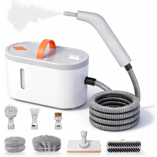 High Pressure Handheld Steam Cleaner for Home & Car Detailing with 0.85L Tank 120 High Temp