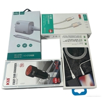 Boîte d'emballage réutilisable pour câble de données Mirco, écouteurs à chargement sans fil, électronique grand public, papier couché personnalisé, pelliculage mat