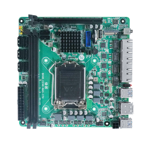 Placa base BKHD C246 NAS <span class=keywords><strong>Mini</strong></span> <span class=keywords><strong>ITX</strong></span> 8 * SATA 2 * M.2 4 * Lan 2,5G I226 8th 9th Intel Core I3 I5 I7 XEON E2 Server Router Mainboard - Product Image 4