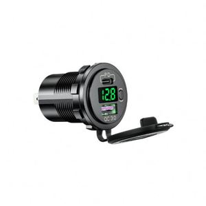 ที่ชาร์จในรถยนต์รุ่นใหม่ ที่ชาร์จ PD 12-24V ที่ชาร์จในรถยนต์แบบดัดแปลง PD+QC3.0 ชาร์จเร็ว พร้อมสวิตช์สำหรับ iPhone - Product Image 5