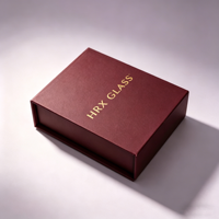 Boîte d'emballage de luxe pour flacon de parfum avec logo personnalisé, boîte cadeau rigide à fermeture magnétique pour huile essentielle et parfum
