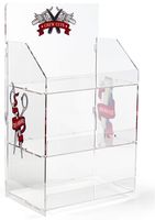 Présentoir de comptoir en acrylique pour magasin de détail, présentoir de vitrine pour allume-cigare, tabac à rouler à la main