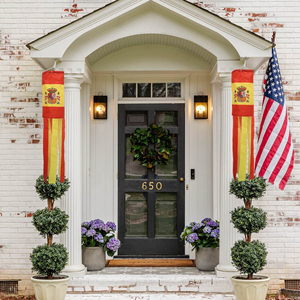 Drapeau de l'Espagne en polyester personnalisé, imprimé numériquement, pour jardin, cour ou véranda - Product Image 2