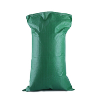 Pas cher prix vert riz paddy grain sac 50kg recyclé pp tissé sacs
