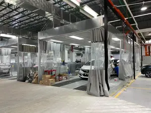 Camión coche aviones muebles tren retráctil inflable cortina de agua habitación hornos tan pintura <span class=keywords><strong>cabina</strong></span> de aerosol para la venta - Product Image 6