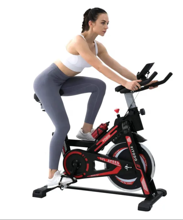 2022 Home Cardio Training Resistance Spin Bike Foldable Cycle Indoor Smart Stationary Cycle Trainer Exercise Spinning Bike