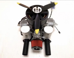 Moteur d'avion ultraléger MIAT 12000W bicylindre 170cc refroidi par eau pour drone UAV fabriqué en Chine/Guatemala - Product Image 2