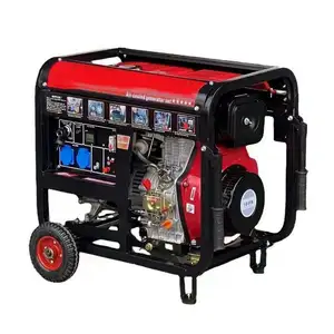 portable mini size 5kVA 3 phase diesel generator 4kW for emergency and outdoor power