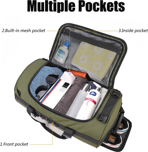 Borse da Viaggio <span class=keywords><strong>40L</strong></span> Grandi Borse Sportive Impermeabili Zaino con Scomparto per Scarpe per Uomo - Product Image 6