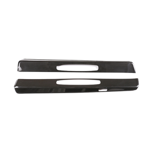 Decorazione di copertura del pedale di benvenuto con Logo esterno per <span class=keywords><strong>Porsche</strong></span> 718/911 <span class=keywords><strong>accessori</strong></span> in vera fibra di carbonio - Product Image 5