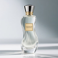 Flacons de parfum vides de luxe personnalisables en verre, design haut de gamme, avec boîtes cadeaux