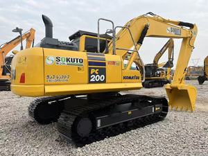 รถขุดตีนตะขาบ Komatsu PC200 มือสองจากญี่ปุ่นแท้ ขนาด 20 ตัน ระบบไฮดรอลิก ชั่วโมงการทำงานต่ำ เหมาะสำหรับงานก่อสร้าง - Product Image 4