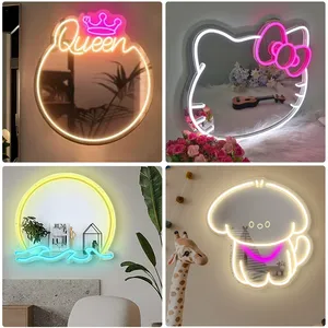 Wholesale Hello Kitty <b>LED</b> Neon <b>Sign</b> - Custom Kawaii 3D Anime Neon Light for Room Decor Gift Boutique - Product Image 6