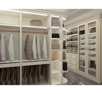 Maison préfabriquée de luxe modèle 20 40 pieds, bon marché en Chine, avec placard modulaire extensible, miroir, dressing pour maison conteneur