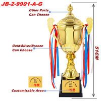 2025 Trophée de basket-ball en métal pour les jeunes trophée de championnat de la ligue pour enfants