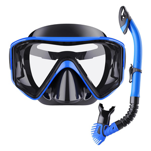 Combo Definitivo de Exploración Submarina XIALE Máscara de <span class=keywords><strong>Buceo</strong></span> <span class=keywords><strong>con</strong></span> Lentes de Cristal Antivaho y Esnórquel - Product Image 2