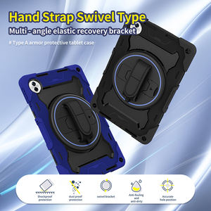 Étui de <span class=keywords><strong>tablette</strong></span> en silicone antichoc avec bandoulière intégrée pour Honor Pad <span class=keywords><strong>10</strong></span> 12,1 <span class=keywords><strong>pouces</strong></span>, avec béquille rotative et dragonne - Product Image 3