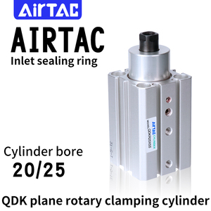 AIRTAC QDKR20/25/32/40X5S-SU <span class=keywords><strong>QDK</strong></span> tipo plano a través del cilindro de placa Tipo cilindro de sujeción giratorio - Product Image 2