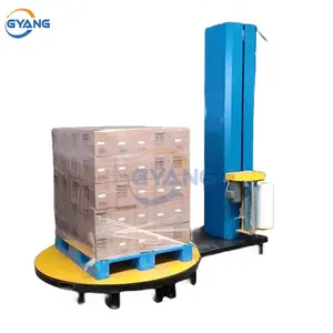 Easy Operation Automatic Pallet Wrap Making Stretch Wrapping Machine Film Packaging Winding Machine Plastic Shrink Wrap Machine